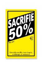 Etiquette Sacrifié -50%