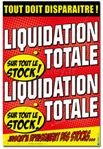 Affiche Liquidation BD