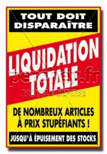 Affiche Liquidation Totale - 46 x 68