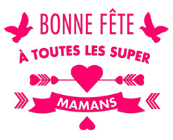 Sticker Bonne Fête Mamans